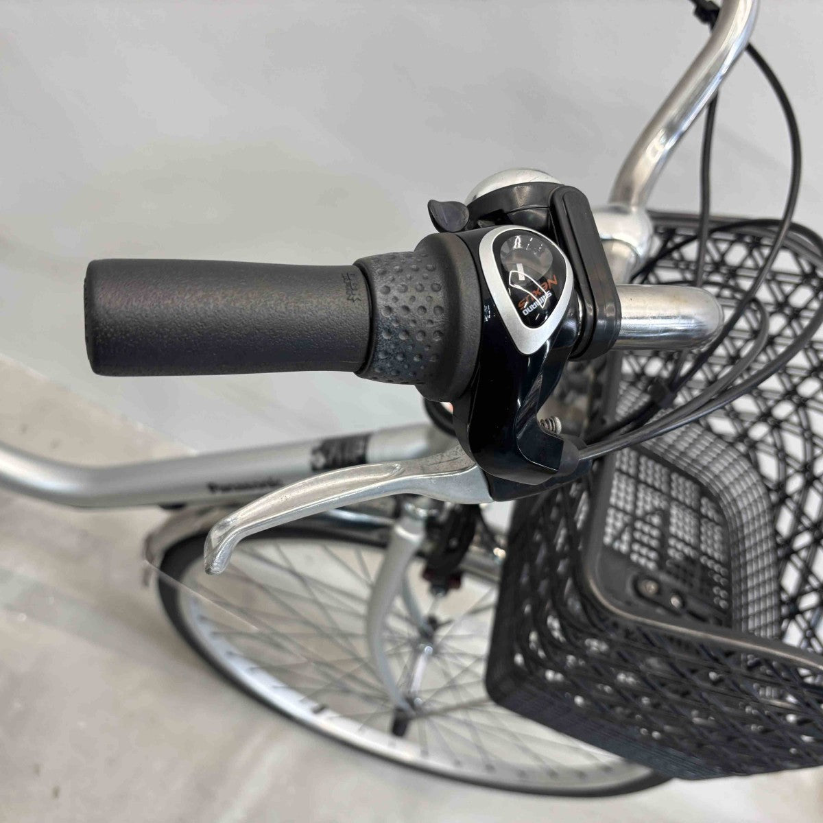 中古電動自転車 パナソニック ビビTX シルバー 26インチ YJ111