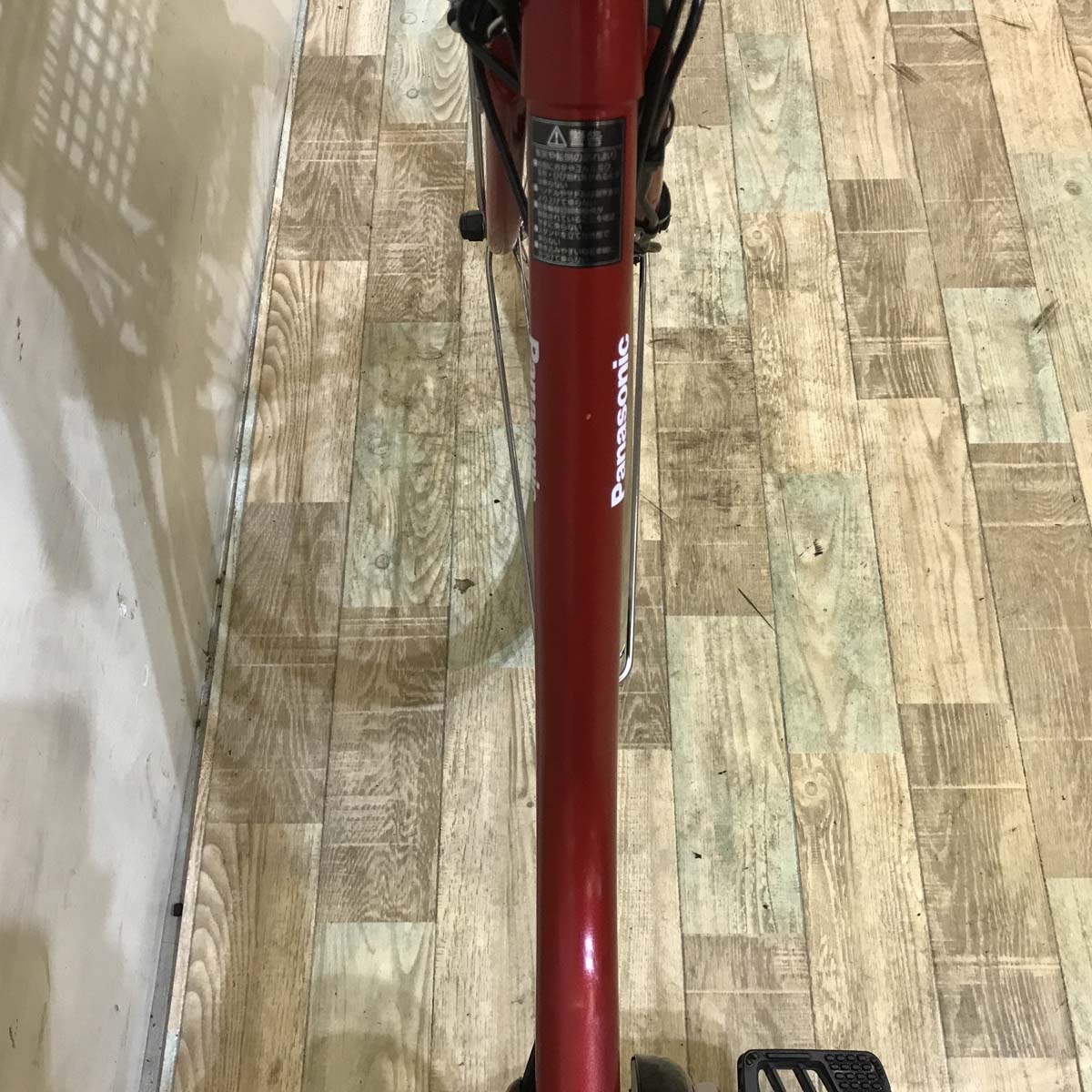 中古電動自転車  パナソニック ビビ DX レッド 26インチ KA062