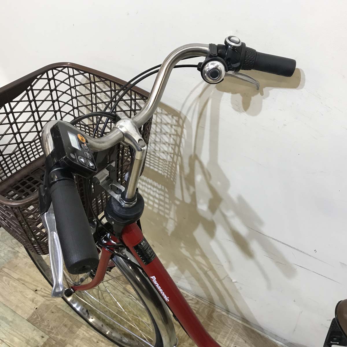 中古電動自転車  パナソニック ビビ DX レッド 26インチ KA062