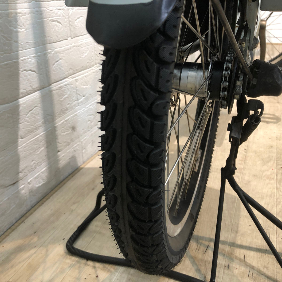 電動自転車 ブリヂストン bikke 2 e ビッケ ツー イー グレー 20インチ YU079 【中古車】