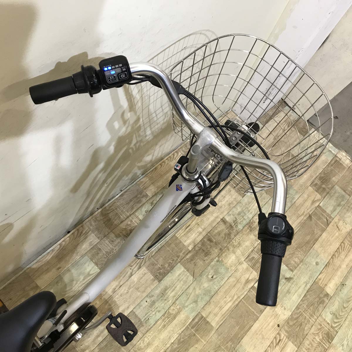 中古電動自転車 ブリヂストン フロンティア DX グレージュ 26インチ