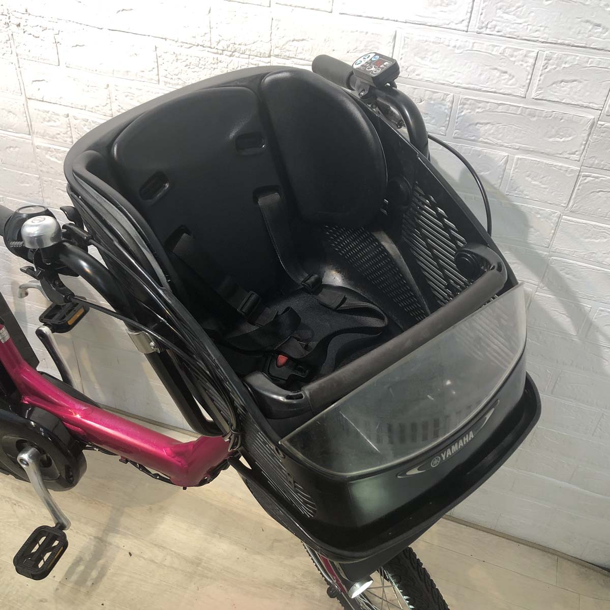 中古電動自転車 ヤマハ PAS キッスミニ ピンク 20インチ YG093