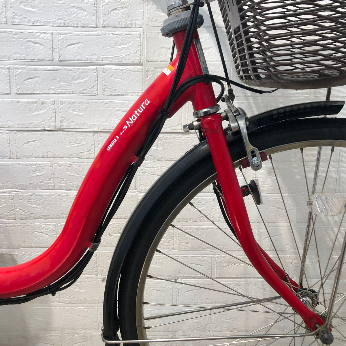 中古電動自転車 ヤマハ PAS ナチュラ M レッド 26インチ YB051