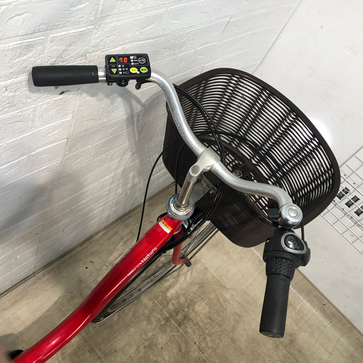 中古電動自転車 ヤマハ PAS ナチュラ M レッド 26インチ YB051