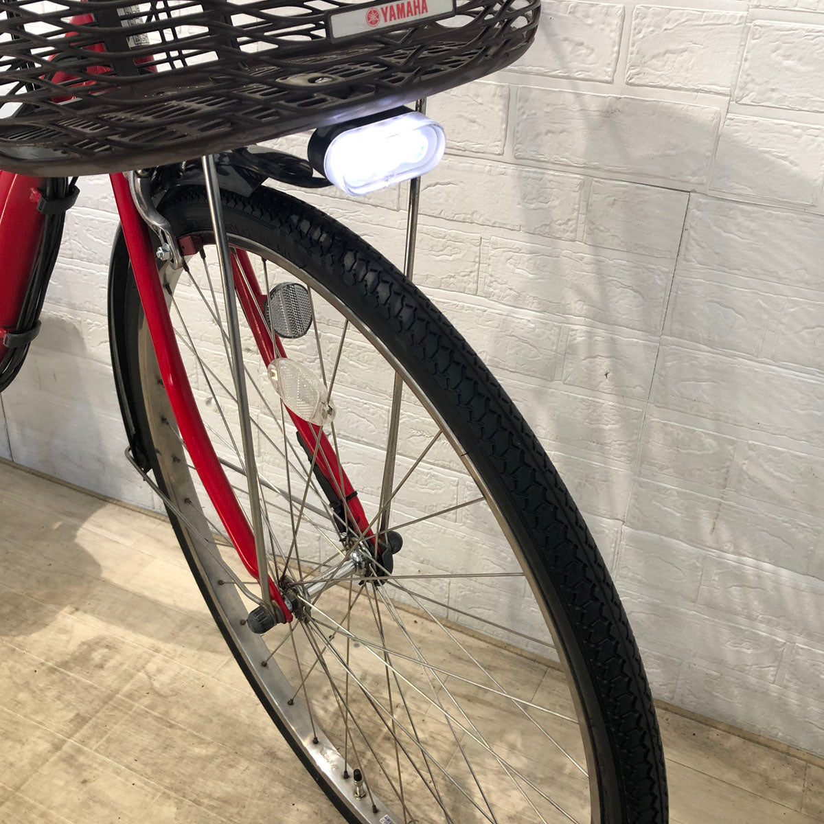 中古電動自転車 ヤマハ PAS ナチュラ M レッド 26インチ YB051