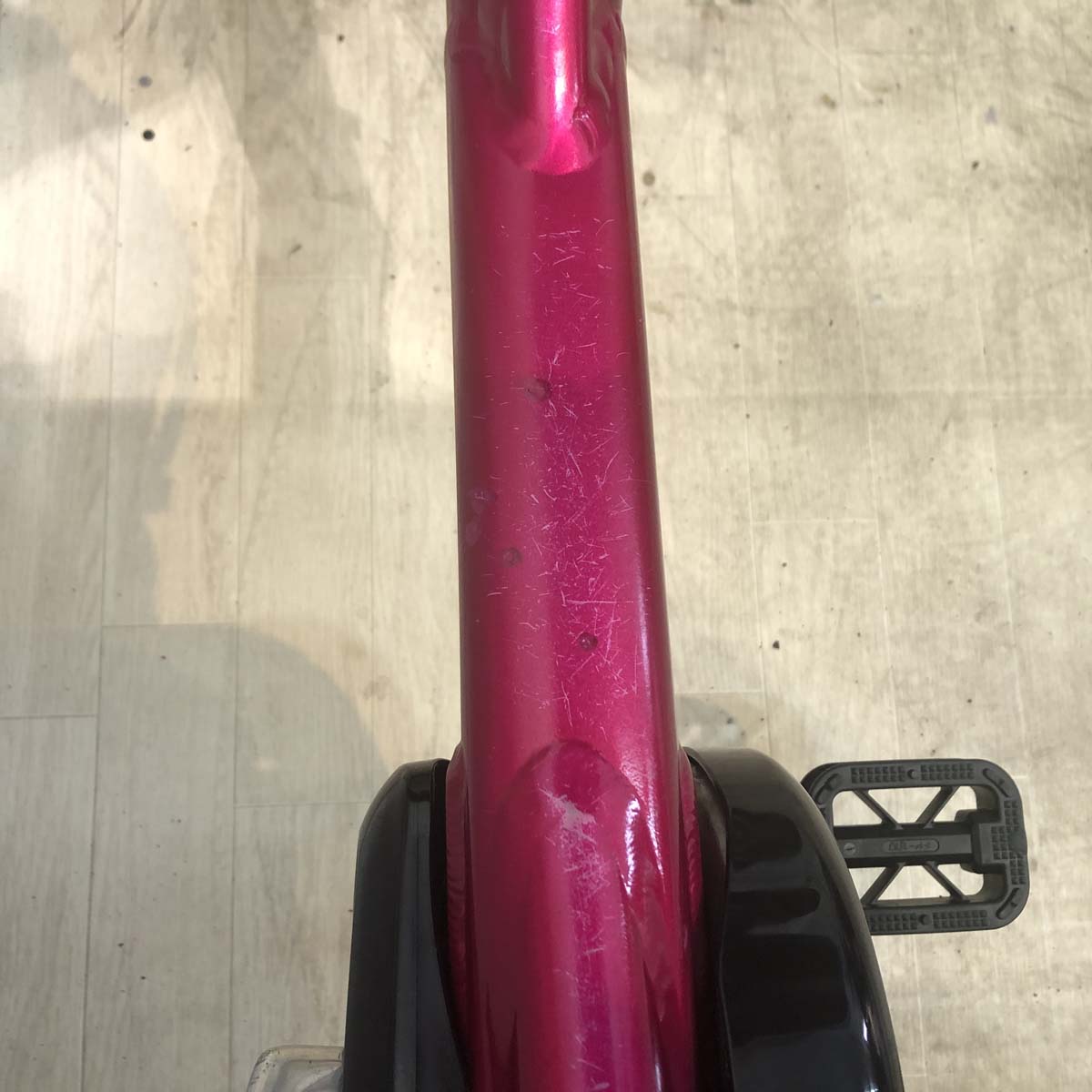 中古電動自転車 ヤマハ PAS キッスミニ ピンク 20インチ YG093