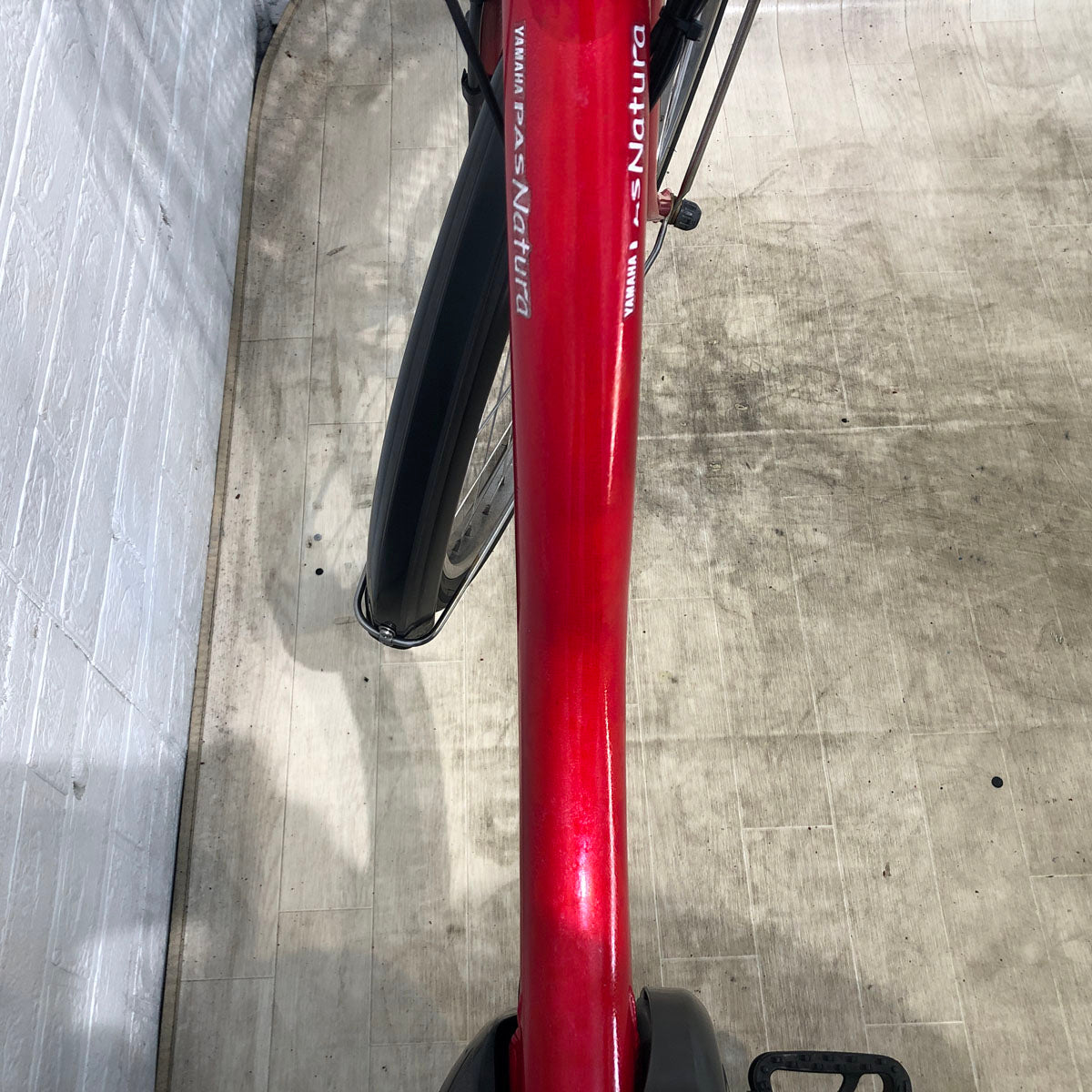 中古電動自転車 ヤマハ PAS ナチュラ M レッド 26インチ YB051