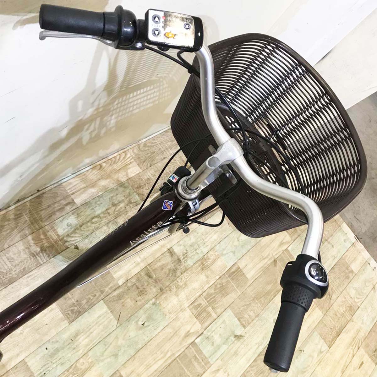 中古電動自転車 ブリヂストン アシスタ ベーシック ブラウン 26インチ KA064 
