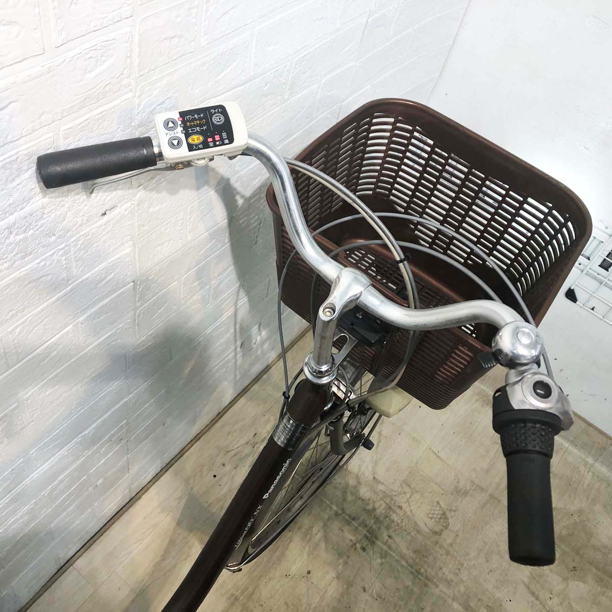 中古電動自転車 パナソニック ビビNX ブラウン 26インチ YG094