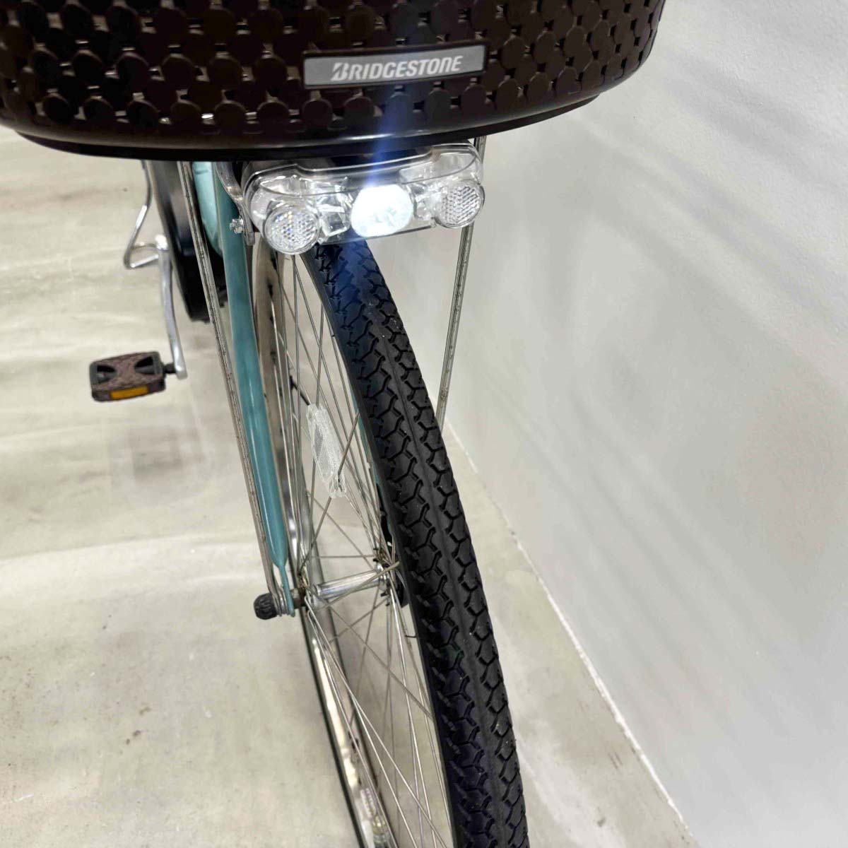 中古電動自転車 ブリヂストン アシスタDX グリーン 26インチ YJ114