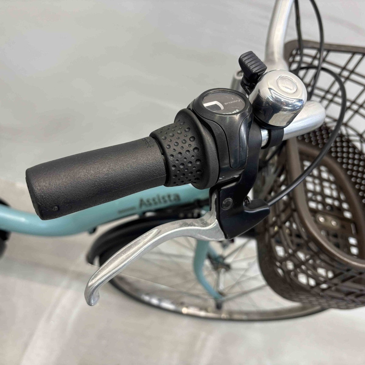 中古電動自転車 ブリヂストン アシスタDX グリーン 26インチ YJ114