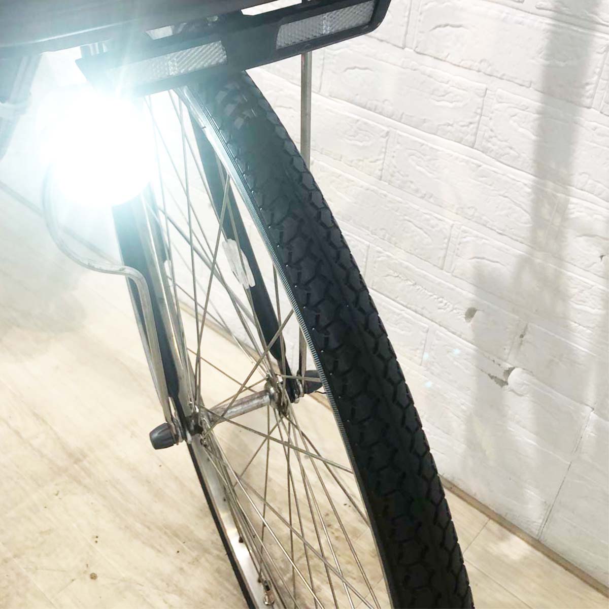 中古電動自転車 パナソニック ビビNX ブラウン 26インチ YG094