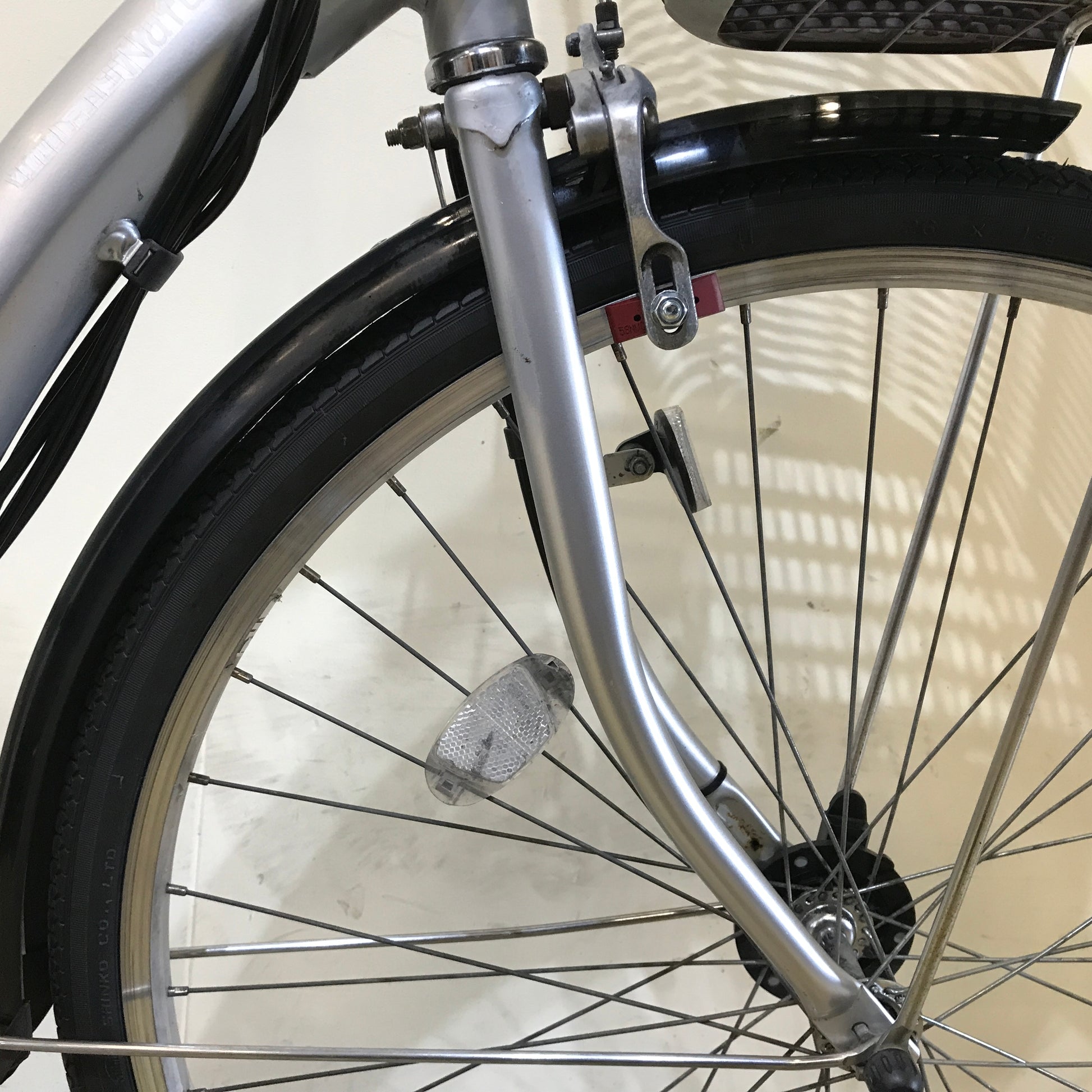 中古電動自転車 ヤマハ PAS ナチュラ S シルバー 26インチ KF089 