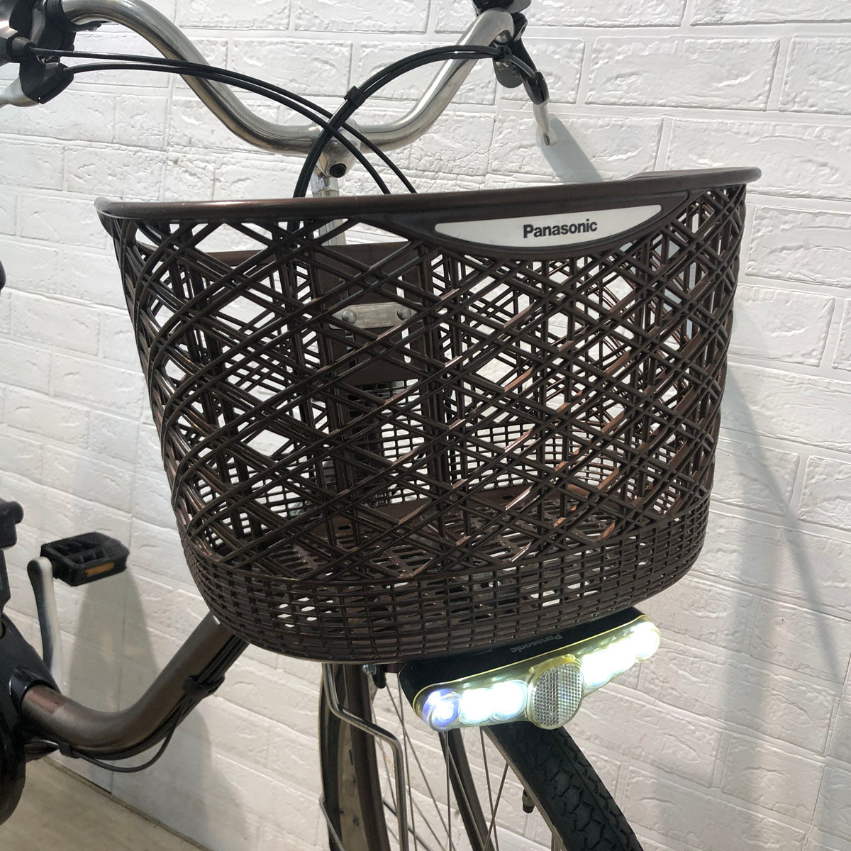 電動自転車 パナソニック ビビ DX ブラウン 26インチ YU081【中古車】
