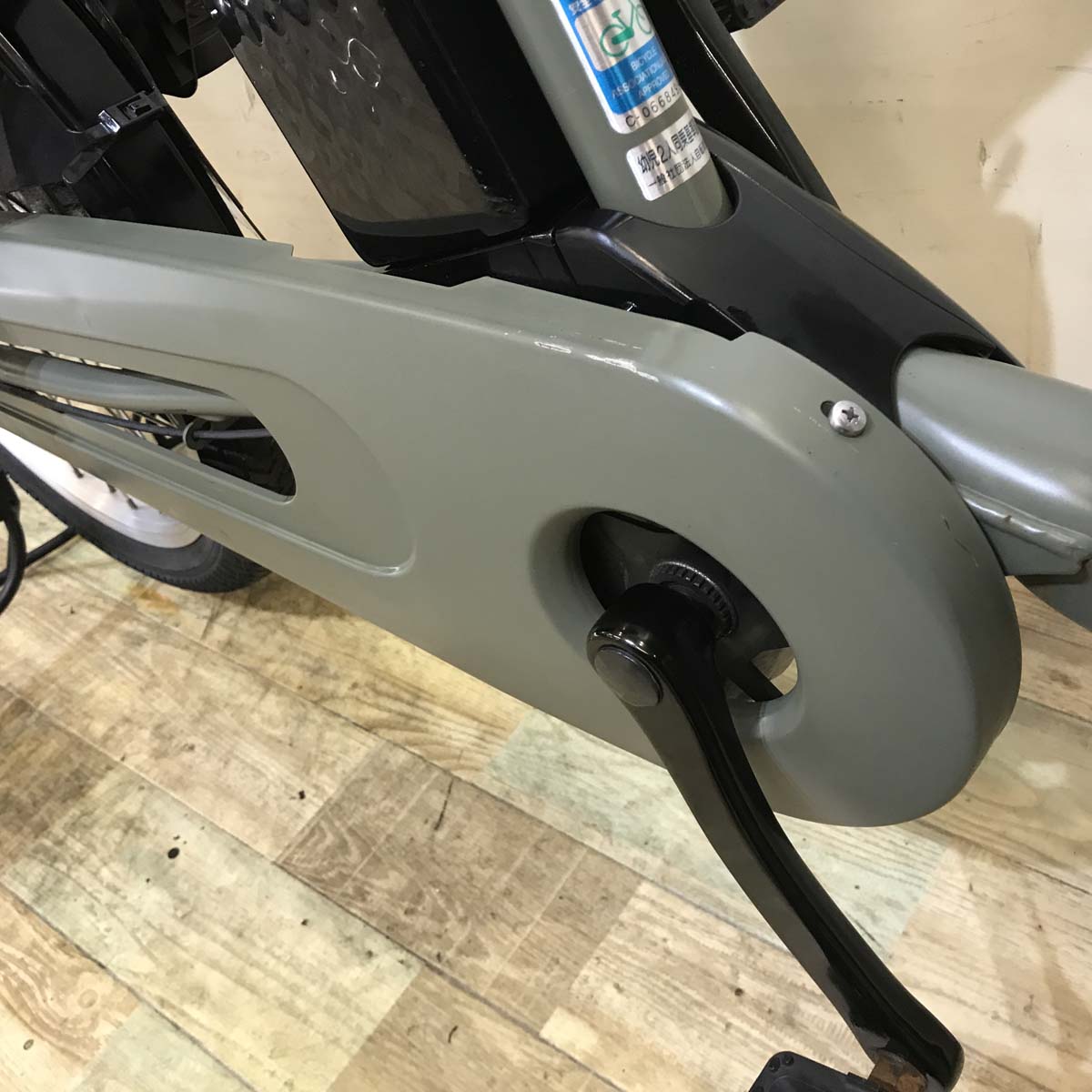 中古電動自転車 パナソニック ギュット クルーム DX カーキ 20インチ KA065