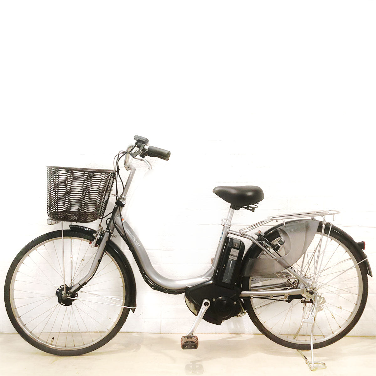 中古電動自転車 ヤマハ PAS ナチュラ L スーパー シルバー 24インチ YB053