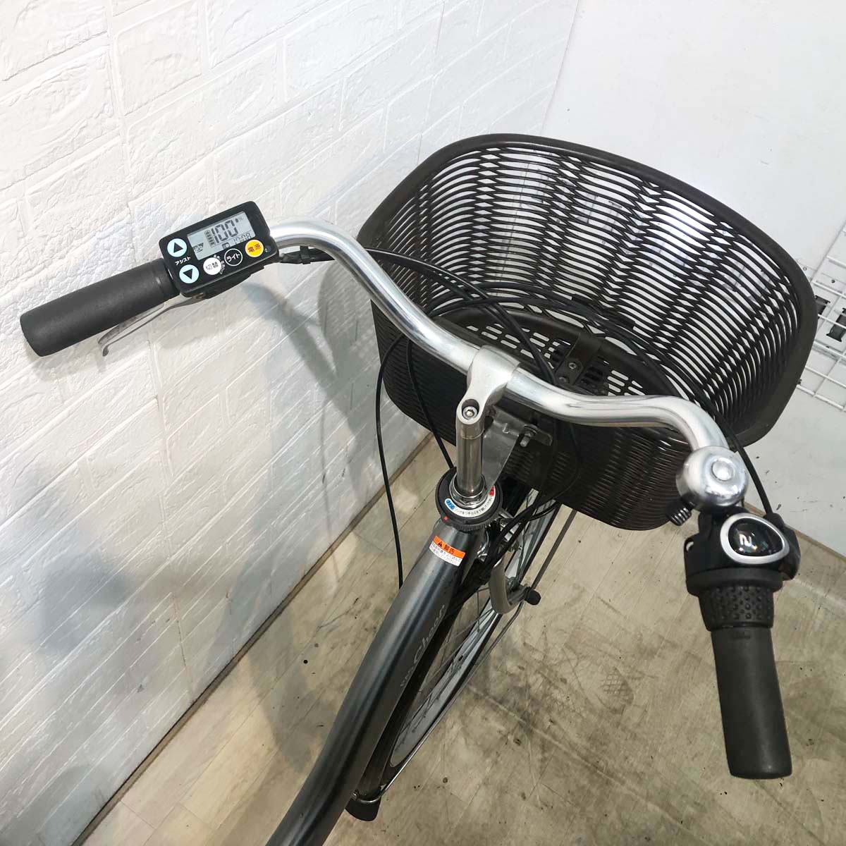 中古電動自転車 ヤマハ PAS チア シルバー 26インチ YG095