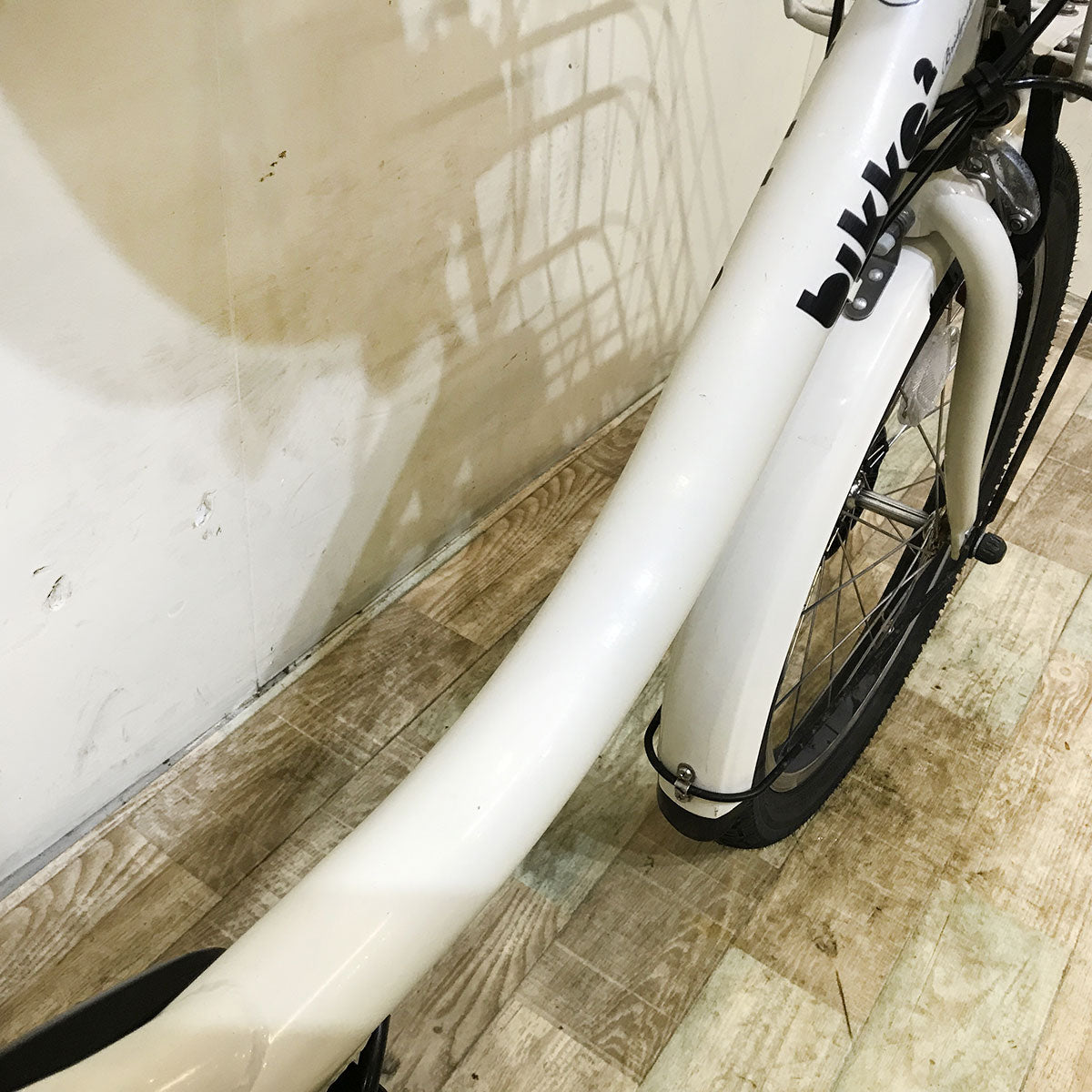 中古電動自転車 ブリヂストン bikke 2 e ビッケ ツー イー ホワイト20インチ KF090