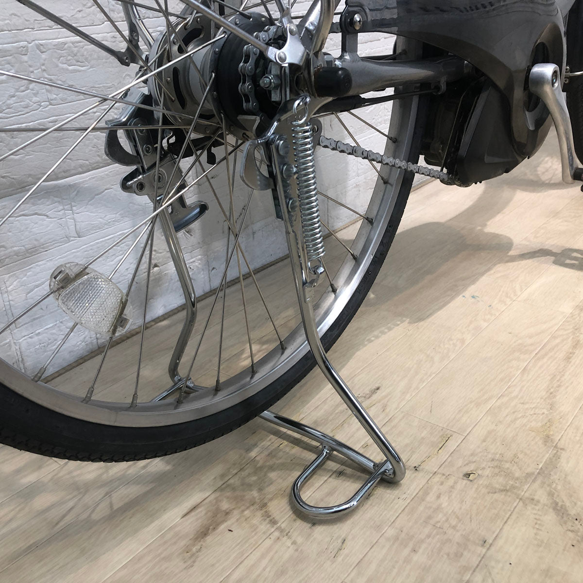 中古電動自転車 ヤマハ PAS ナチュラ L スーパー シルバー 24インチ YB053