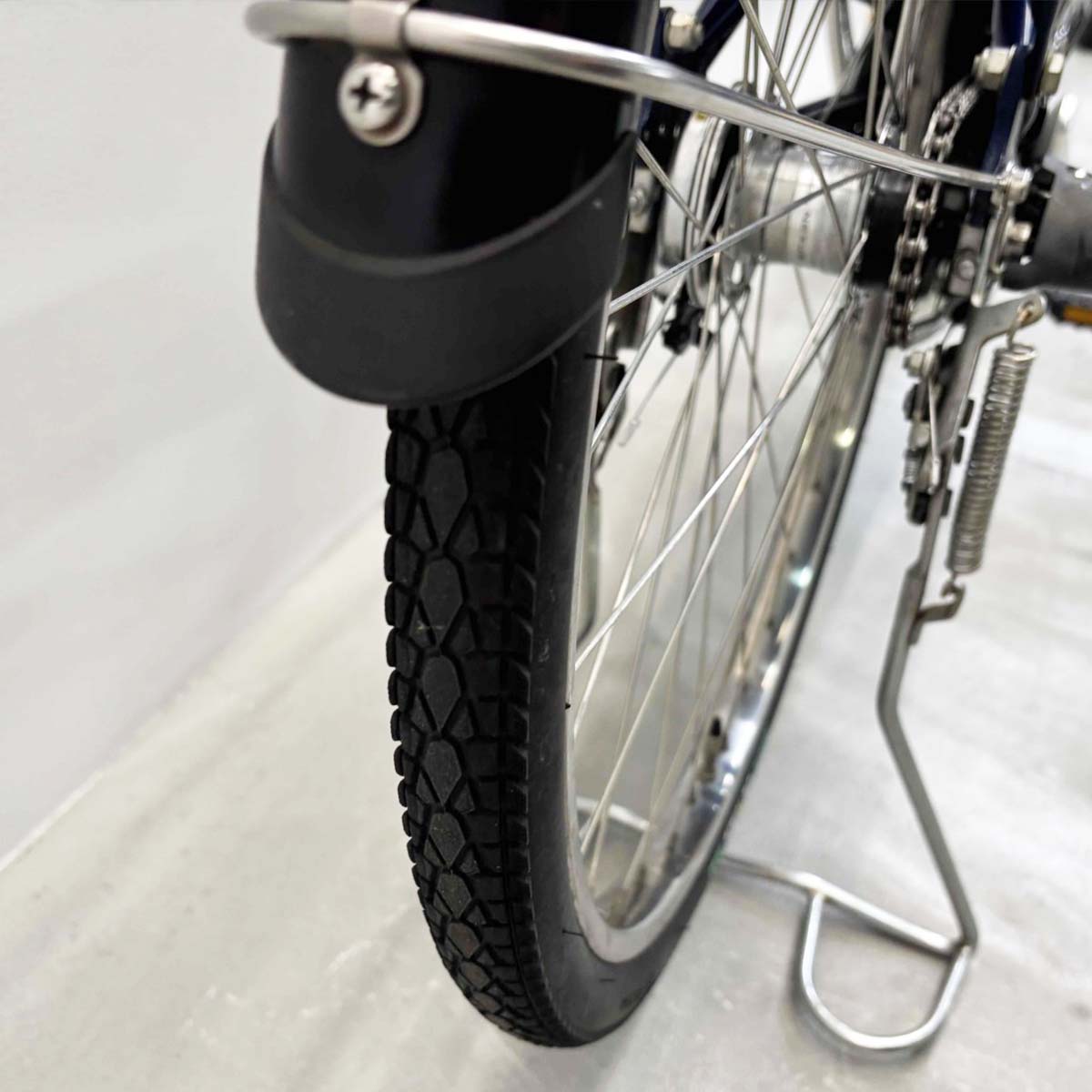 中古電動自転車 ヤマハ PAS ウィズ ブルー 26インチ YJ124