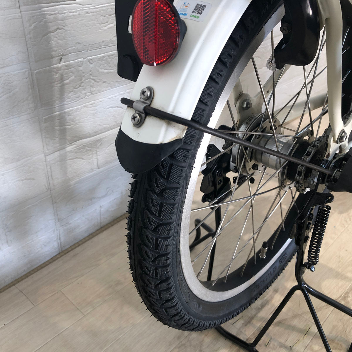 中古電動自転車 ヤマハ PAS Babby パス バビー ホワイト 20インチ 