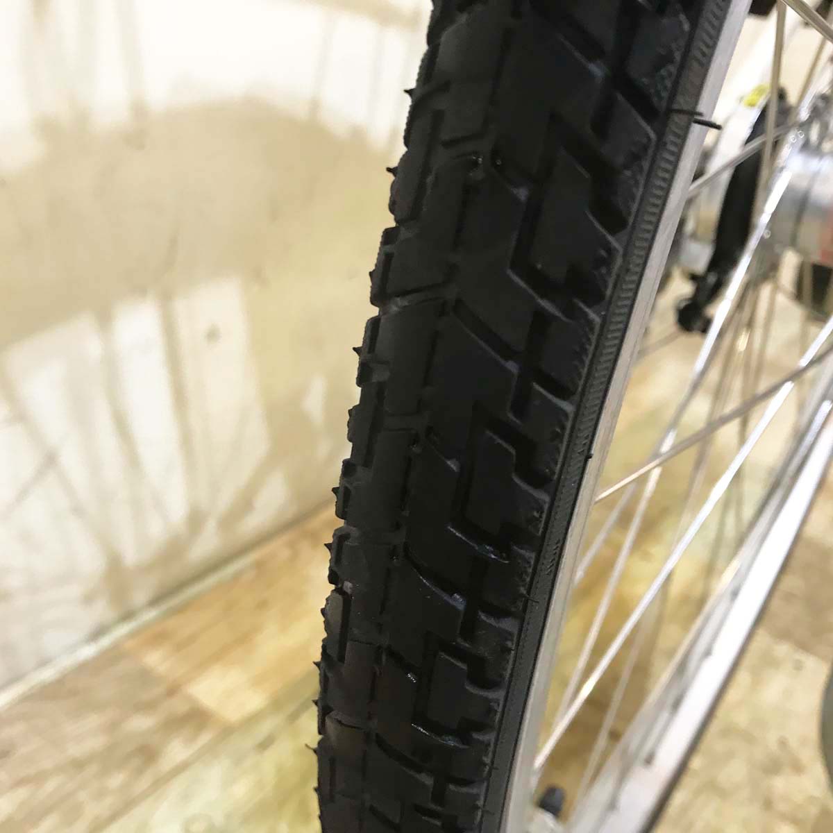 中古電動自転車 パナソニック ビビ LU ホワイト 26インチ KA066