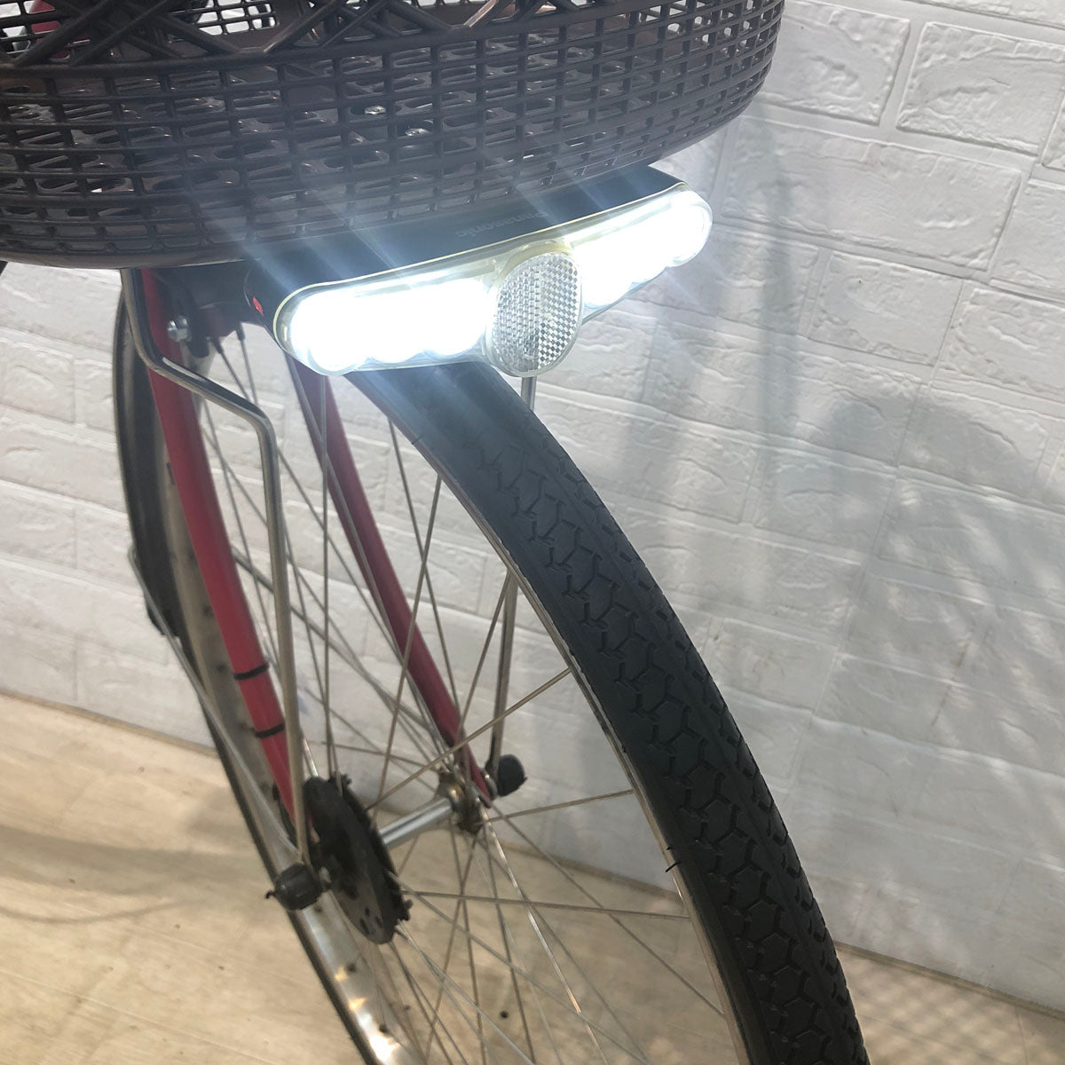 新品バッテリー パナソニック ビビ DX レッド 26インチ YU083 【中古車】