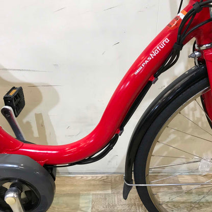 ヤマハ PAS ナチュラ XL レッド 26インチ KW012【中古車】
