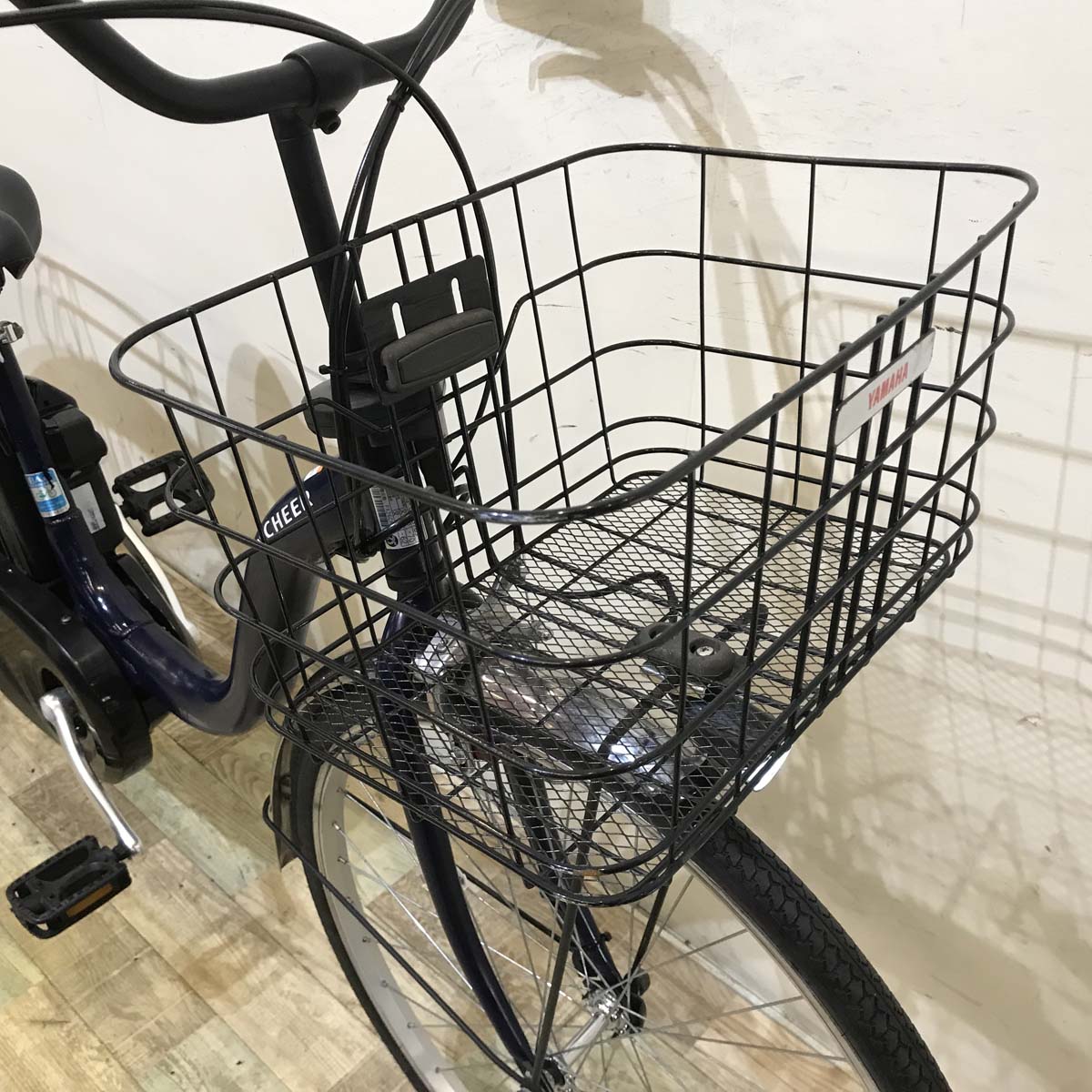 中古電動自転車  ヤマハ PAS Cheer パス チア ネイビー 26インチ KA067