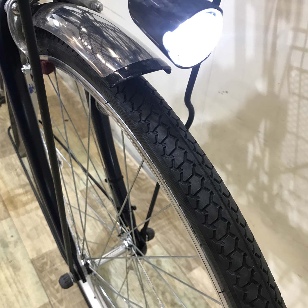 中古電動自転車  ヤマハ PAS Cheer パス チア ネイビー 26インチ KA067