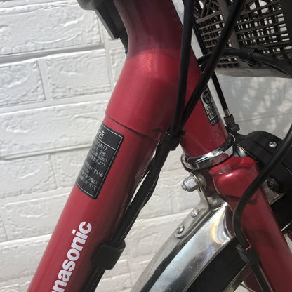 新品バッテリー パナソニック ビビ DX レッド 26インチ YU083 【中古車】