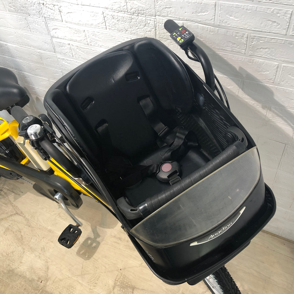 中古電動自転車 ブリヂストン アンジェリーノ プティット e イエロー