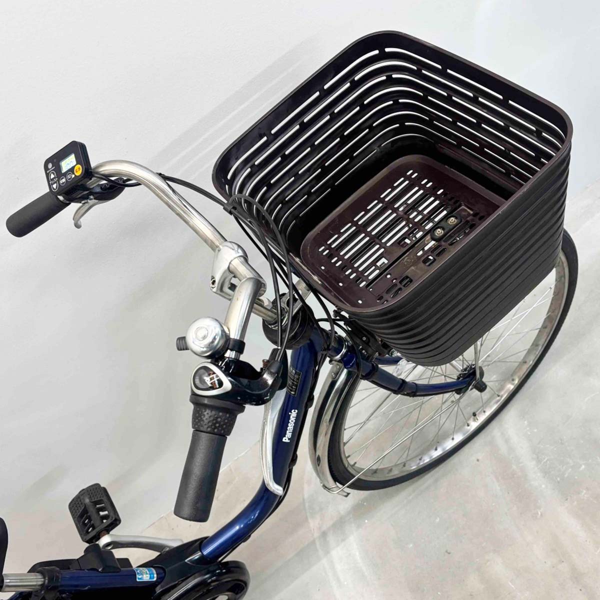 中古電動自転車 パナソニック ビビDX ブルー 26インチ YJ117