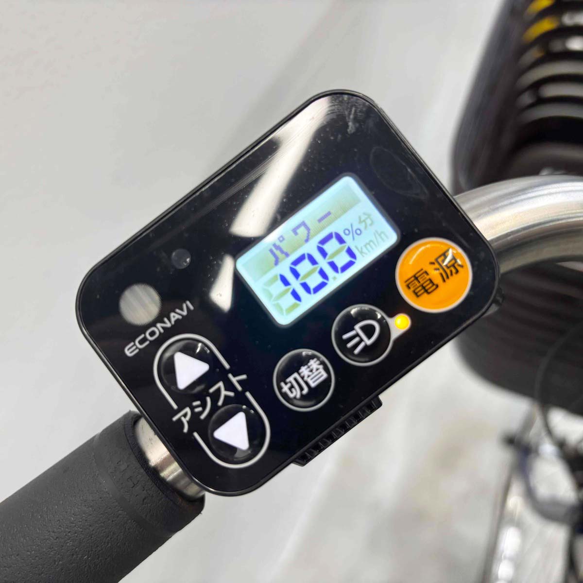 中古電動自転車 パナソニック ビビDX ブルー 26インチ YJ117