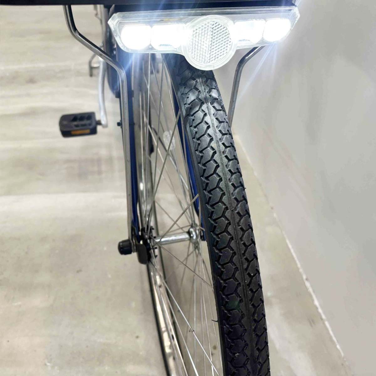 中古電動自転車 パナソニック ビビDX ブルー 26インチ YJ117