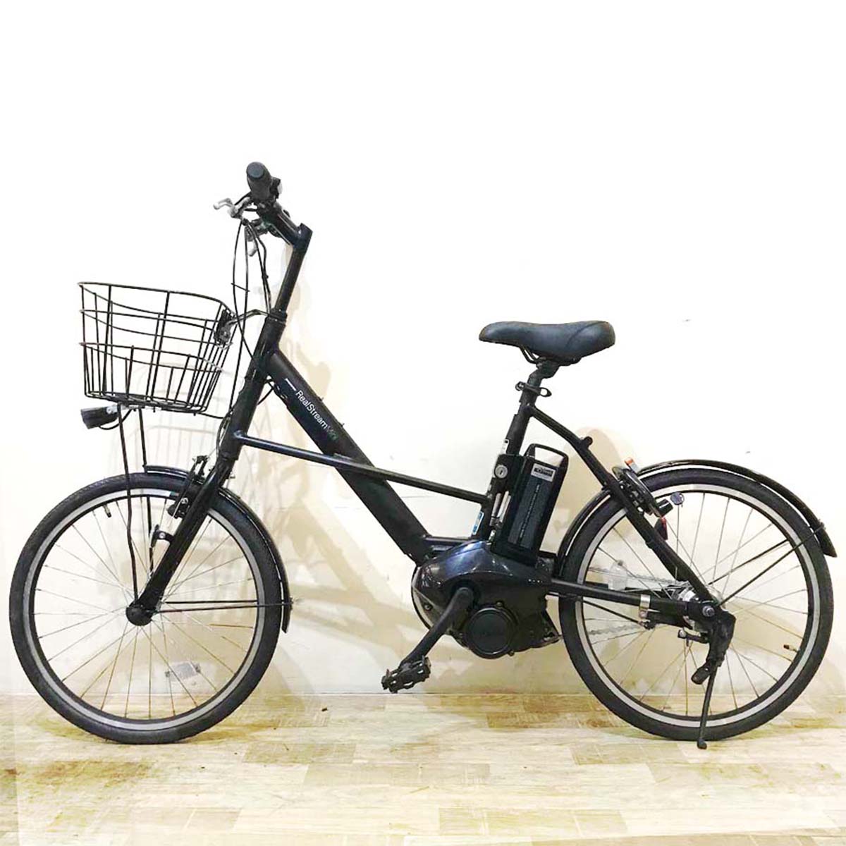 中古電動自転車 ブリヂストン リアルストリーム ミニ ブラック 20インチ KA068