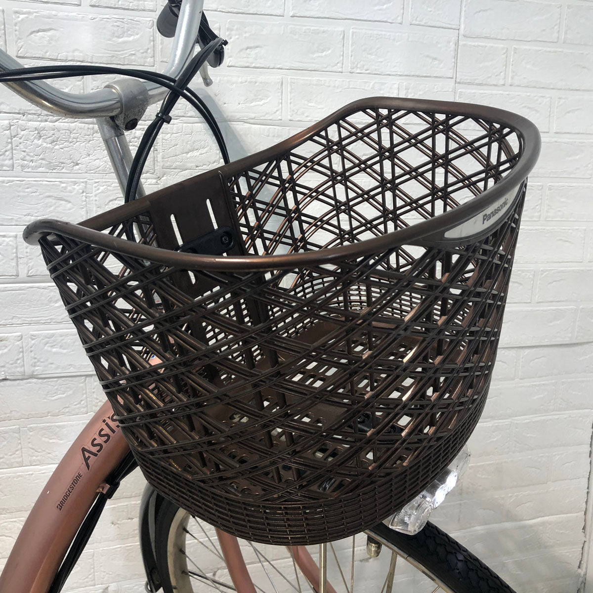 中古電動自転車 ブリヂストン アシスタ DX ピンクゴールド 26インチ YB055