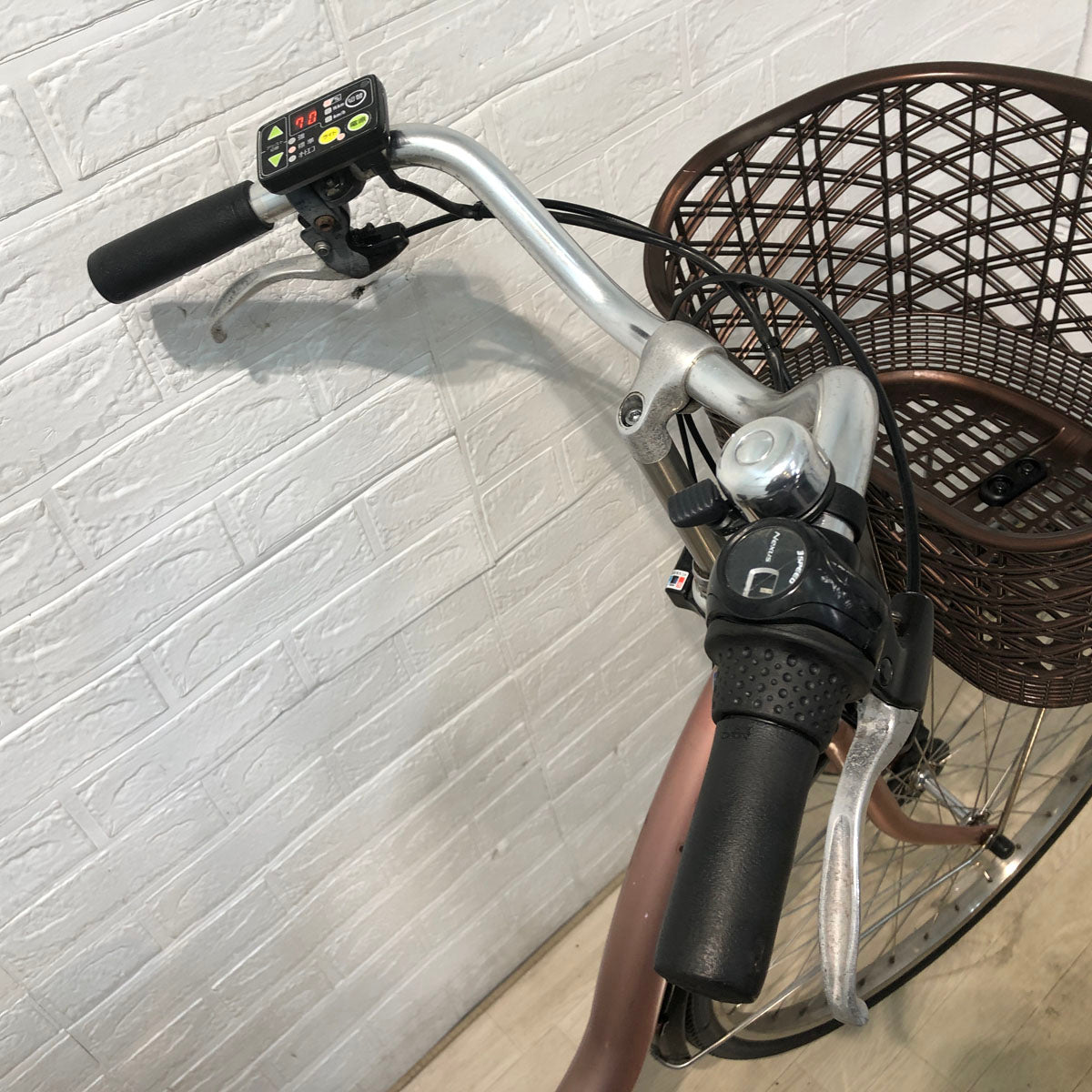 中古電動自転車 ブリヂストン アシスタ DX ピンクゴールド 26インチ YB055