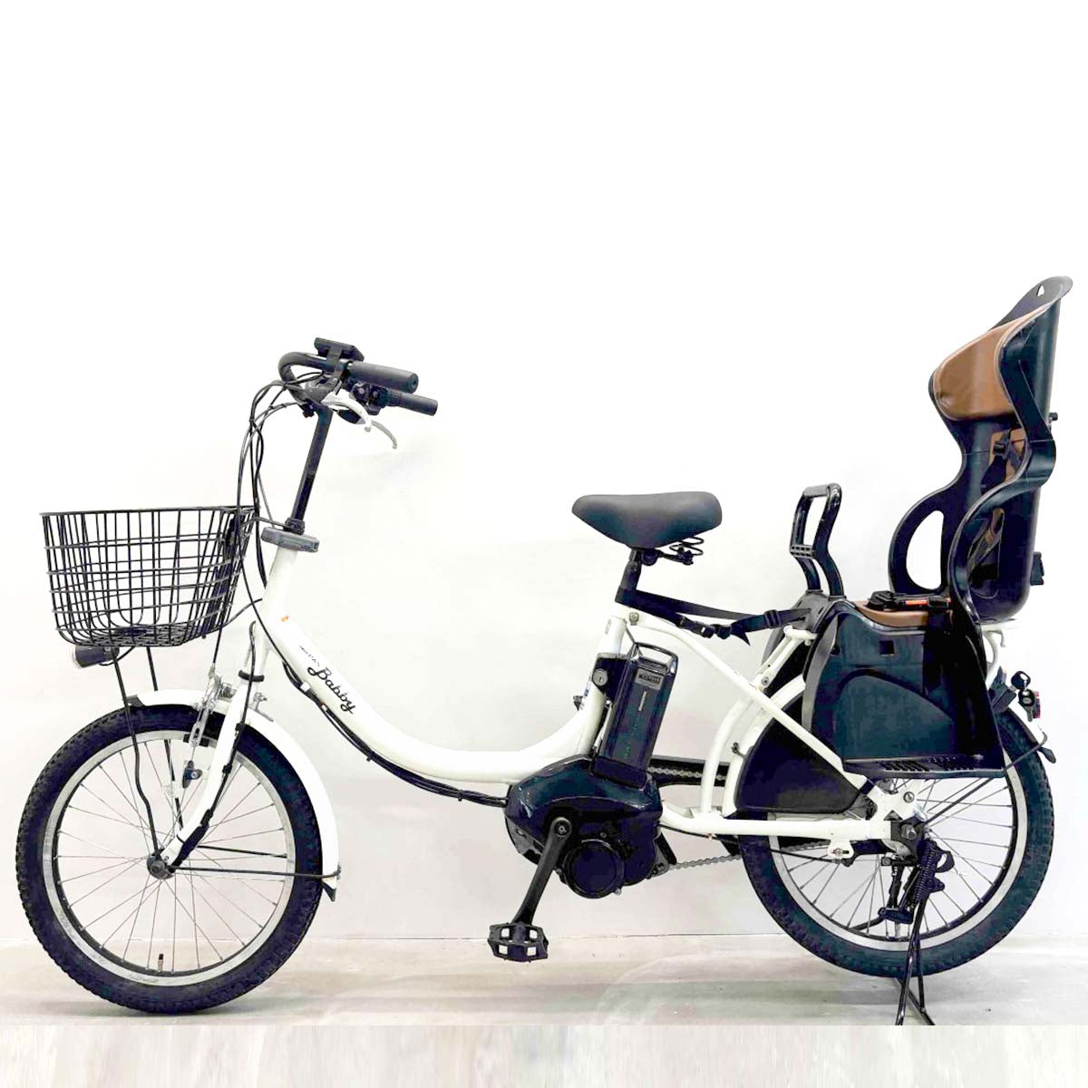 中古電動自転車 ヤマハ PAS バビーXL ホワイト 20インチ YJ118