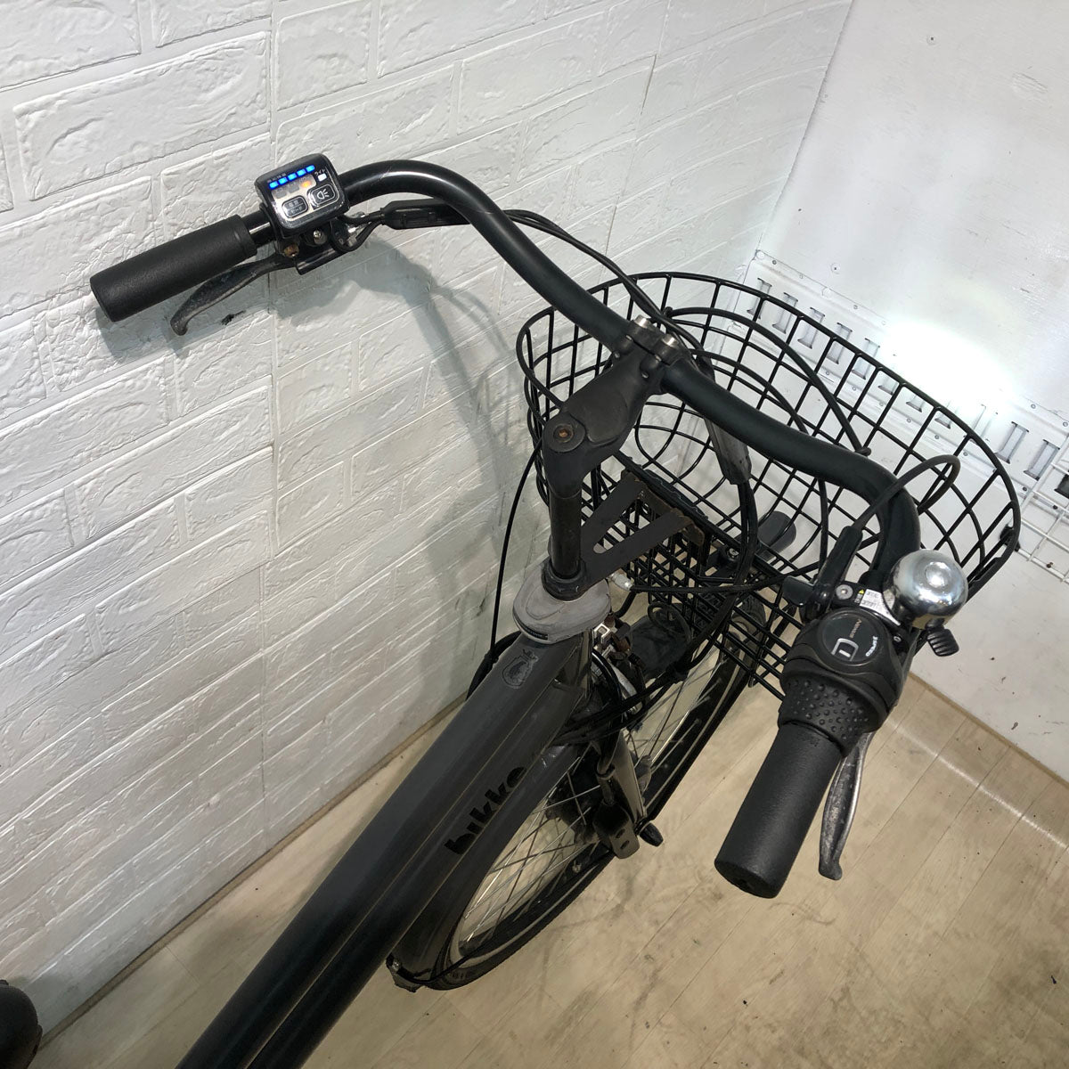 中古電動自転車 ブリヂストン bikke GRI ビッケ グリ グレー 前24×後20