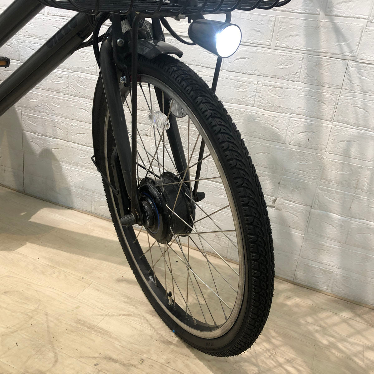 中古電動自転車 ブリヂストン bikke GRI ビッケ グリ グレー 前24×後20インチ YB060 