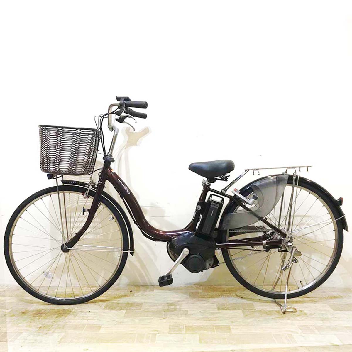 中古電動自転車  ヤマハ PAS ナチュラ M ブラウン 26インチ KA070