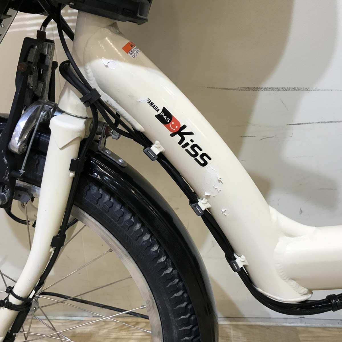 ヤマハ PAS Kiss mini XL パス キッス ミニ XL アイボリー ホワイト 20インチ KW015【中古車】