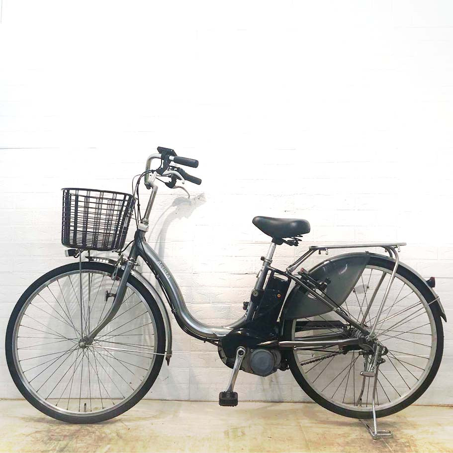 【１万円引き！】ブリヂストン アシスタベーシック シルバー 26インチ YG101 【中古車】