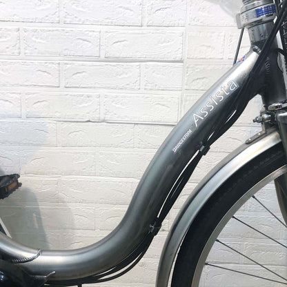 【１万円引き！】ブリヂストン アシスタベーシック シルバー 26インチ YG101 【中古車】