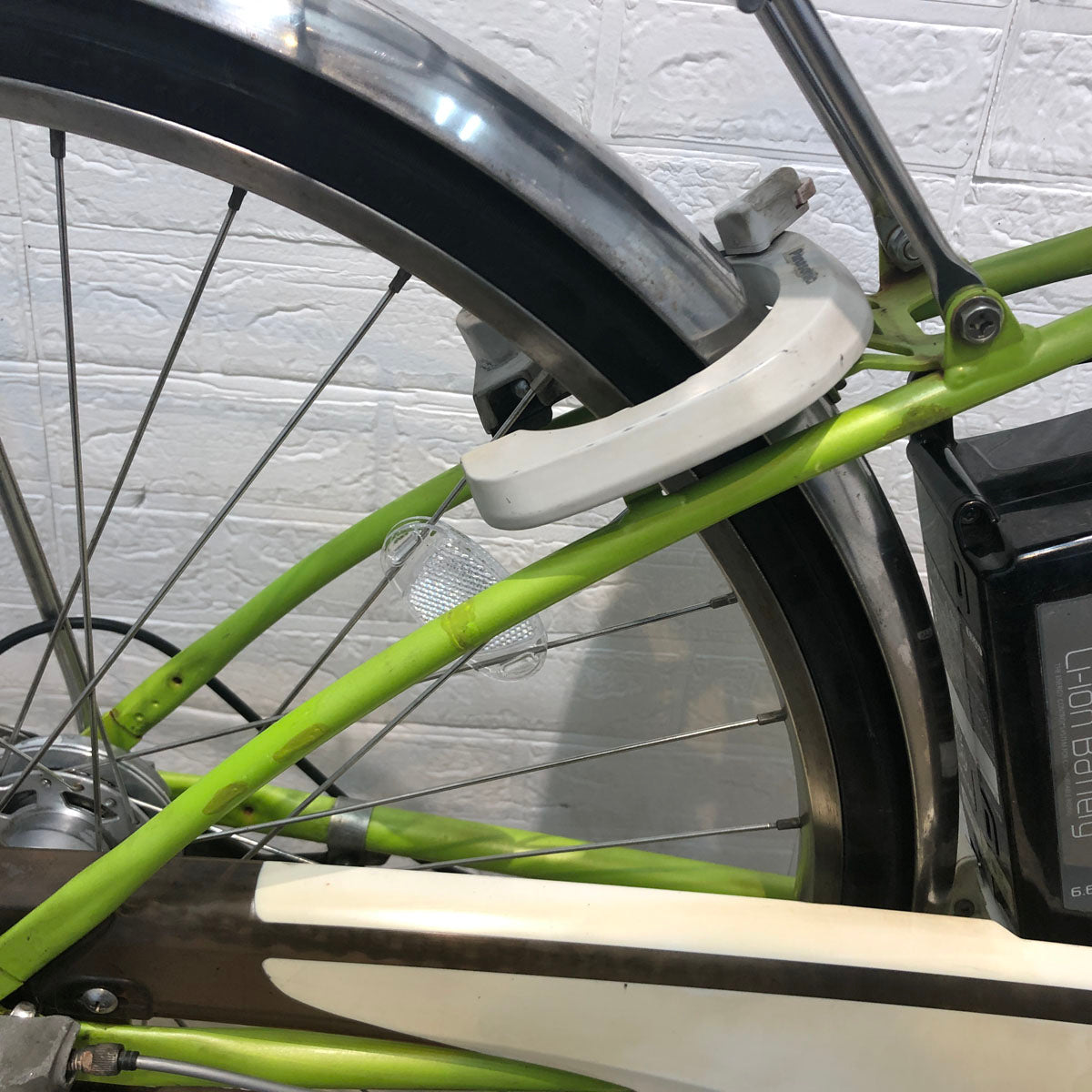 電動自転車 パナソニック ビビ DX グリーン 26インチ YU087 【中古車】