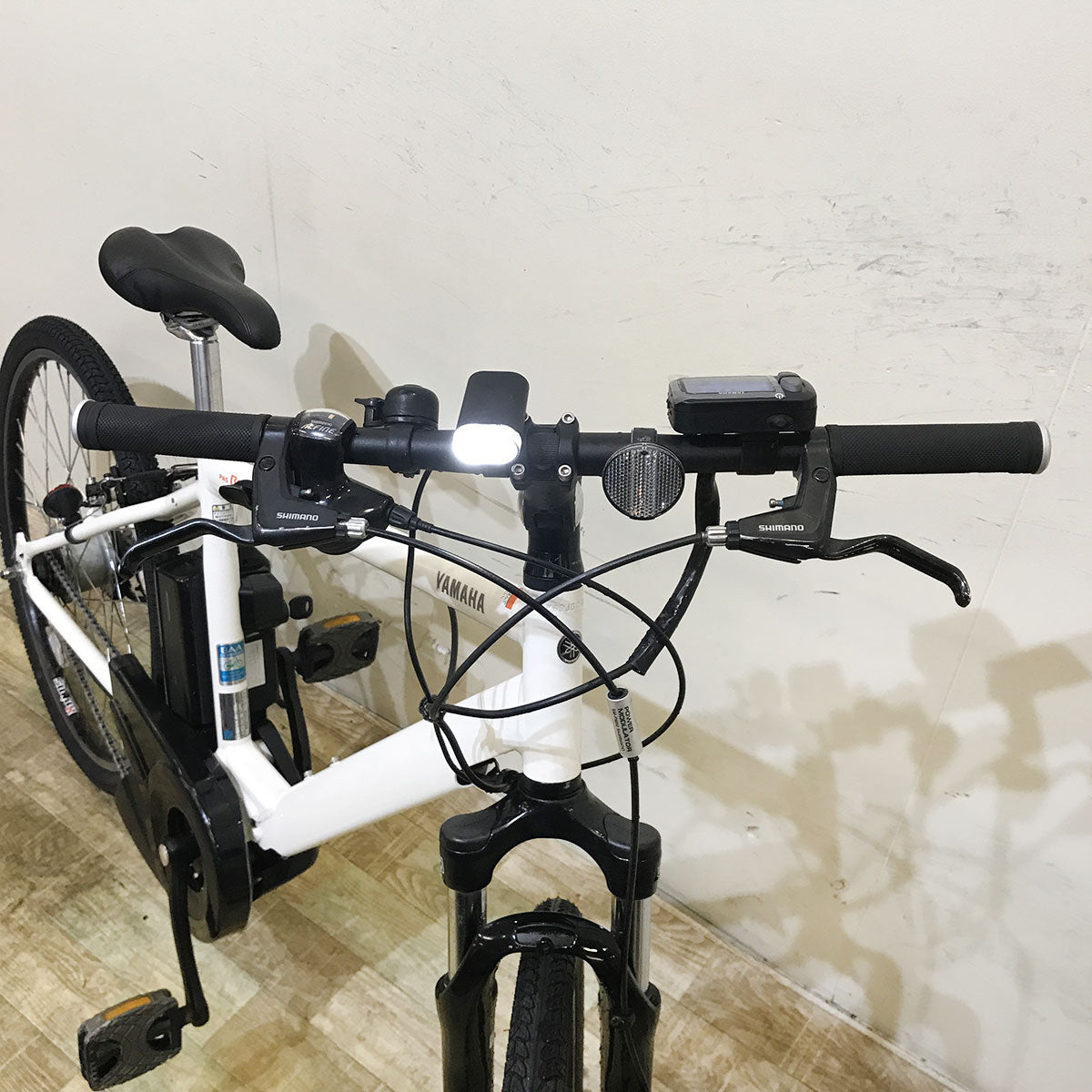 中古電動自転車 ヤマハ PAS Brace  パス ブレイス ホワイト 26インチ KF095