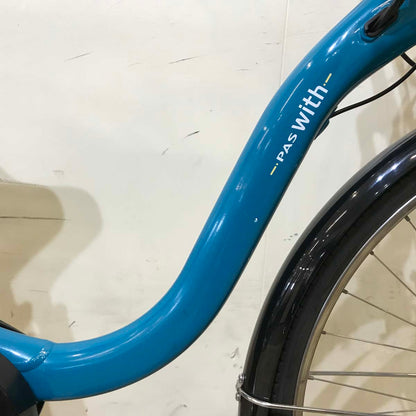 ヤマハ PAS With パス ウィズ ブルー 26インチ KW016 【中古車】