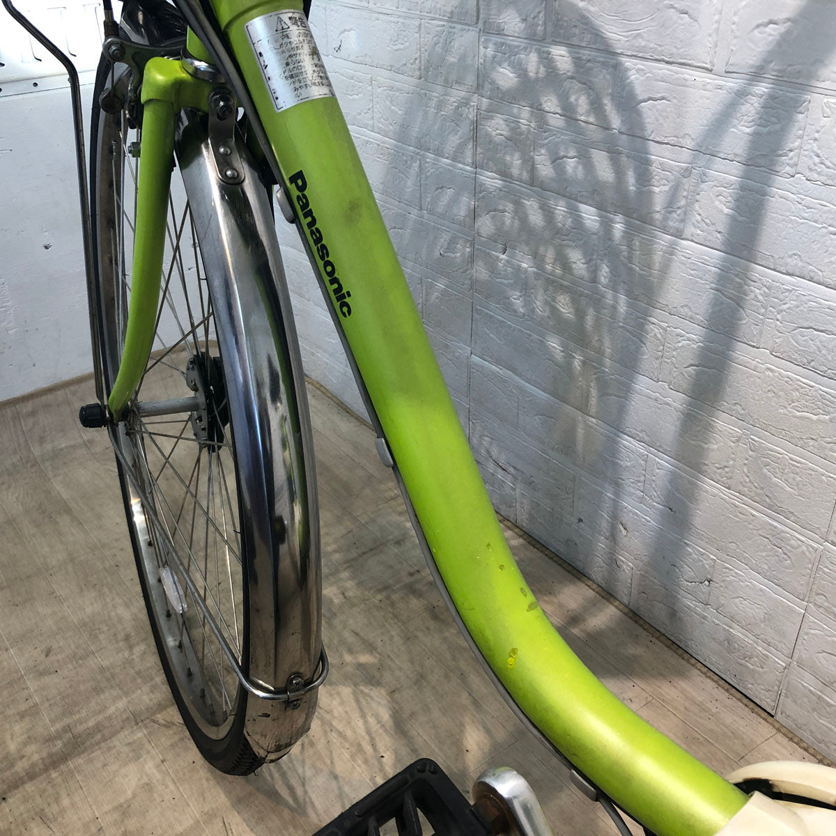 電動自転車 パナソニック ビビ DX グリーン 26インチ YU087 【中古車】