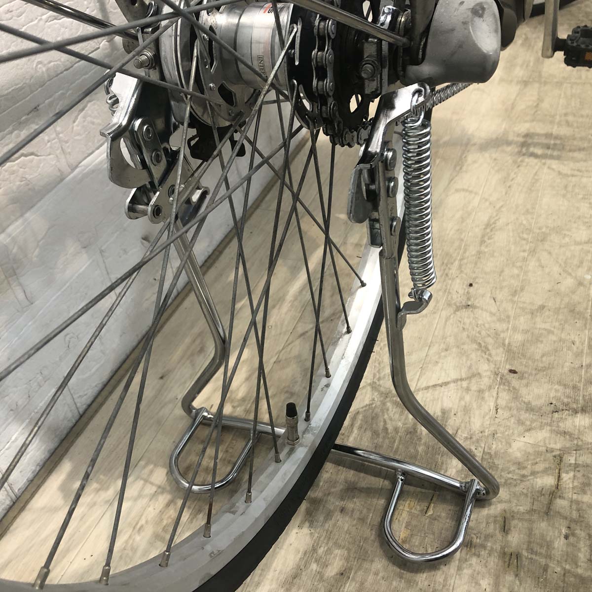 中古電動自転車 ブリヂストン アシスタベーシック シルバー 26インチ YG101